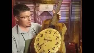 Cigar Box Nation TV Unveiling the Time Clock Frankenstein Guitar [upl. by Lula736]