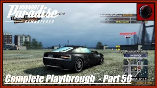 Burnout Paradise Remastered Complete Playthrough  Part 56 2 Player Freeburn Challenges [upl. by Eldreda1]