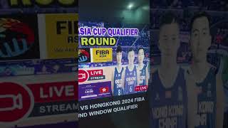 Gilas pilipinas vs hongkong 2024 FIBA ASIA CUP 1ST ROUND WINDOW QUALIFIER [upl. by Fanchan]