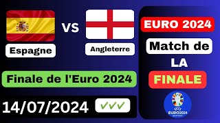 Pronostics Foot EURO 2024 FINALE ESPAGNE  ANGLETERRE [upl. by Anallij]