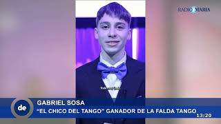 Con 18 años ganador del Certamen de Voces de Tango masculinas en La Falda [upl. by Ecnarretal]