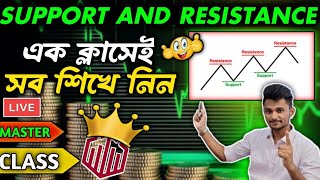 Support amp Resistance Trading strategy part 1 Technical Analysis Bangla Tutorial Master Class [upl. by Abate]