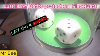 Craps Strategies  Only use 1 LAY bet to protect the box numbers 27 Ways to win 3 ways to Lose [upl. by Jutta579]