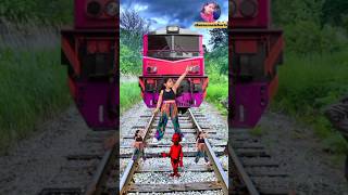 Aayi Nai Stree 2 song tree Instagram viral dancer one joker railway track danceshorts [upl. by Klimesh262]