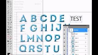 Convert text to glyphs vector letters [upl. by Iaoh]