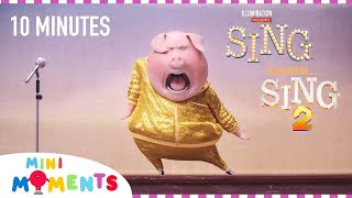 Best Of Gunter ✨ 10 Minute Compilation  Sing amp Sing 2  Movie Moments  Mini Moments [upl. by Ennayk]