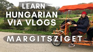 Learn Hungarian via Vlogs  Margitsziget quadracycling ‘bringóhintó’ [upl. by Houghton128]