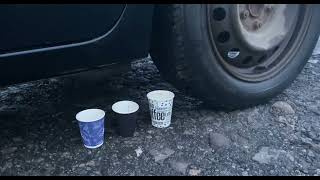 Experiment Car vs Dixie Cup [upl. by Tabbi]