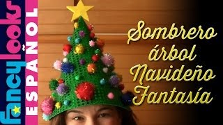 DIY Sombrero árbol de Navidad Fantasía [upl. by Nivlen]