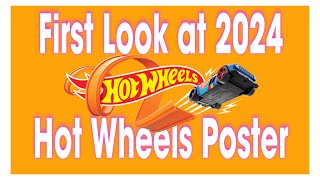 Hot Wheels Insider Exclusive First Look at 2024 Wave 1 Poster [upl. by Adeirf560]