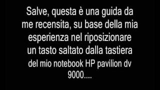 Guida Riparazione Tasti Computer Portatile HP [upl. by Jamesy933]