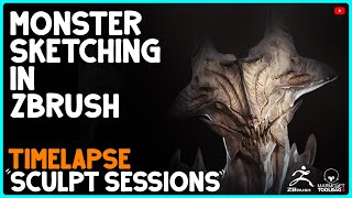 DEMONS in ZBrush  QUICK sculpting modelling and texturing [upl. by Allebara244]