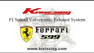 Ferrari 599 Exhaust Muffler Sound Highlight Kreissieg [upl. by Kisung443]