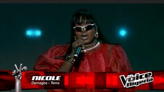 Damages by Tems sang by Nicole in the Voice Nigeria season 4 Finale temstypebeat damage [upl. by Colas]