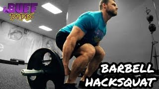 How to Perform Barbell Hack Squats  Big Quads Exercise [upl. by Herv]