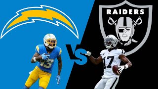 Raiders vs Chargers Predictions and Bets  Thursday Night NFL Football Picks and Odds [upl. by Akemahc532]