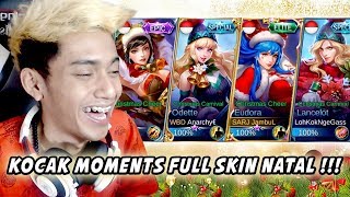 KOCAK MOMENTS FULL SKIN NATAL DI MAP NATAL  Mobile Legends Indonesia [upl. by Ardith]