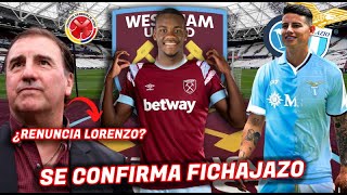 ¡✅SE CONFIRMA FICHAJAZO JHON DURAN x WEST HAM 35M£  JAMES A ITALIA  ¿LORENZO RENUNCIA A LA SELE [upl. by Ytte]