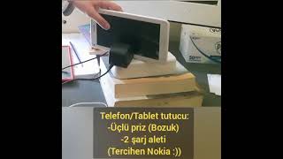 Basit TelefonTablet tutucu DIY [upl. by Ottilie]