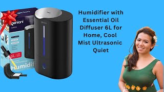 Transform Your Space Top Fill Humidifier amp Essential Oil Diffuser for Home amp Large Rooms Review [upl. by Staffard]