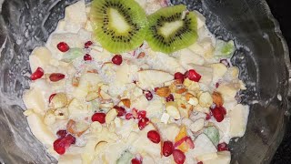 How to make Fruits Cocktails Recipe  Creamy Fruit Salad [upl. by Nahem]