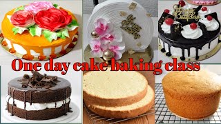 One day cake baking class Fully hands on class Learning different flavours of cakes [upl. by Nref]