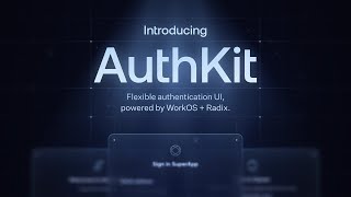 Introducing WorkOS AuthKit [upl. by Tfat]