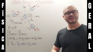 230 Física I e Mec Geral  Colisão Elástica Bidimensional [upl. by Remliw]