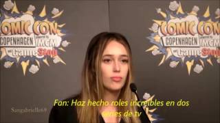 Alycia DebnamCarey Comic Con Copenhagen día 1 entrevista interview day 1 [upl. by Leahsim331]