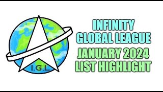 Infinity Lists Highlight  Infinity Global League January 2024 [upl. by Ahsotal]