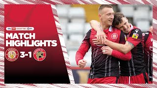 Stevenage 31 Walsall  Sky Bet League Two highlights [upl. by Htebirol]