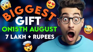 finally the biggest gift reveal 😱 7 lakh rupees  goddangeryt3930 [upl. by Nonnair]