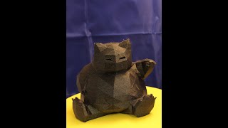 Relaxo von Pokemon aus dem 3D Drucker  Timelaps [upl. by Nannette166]