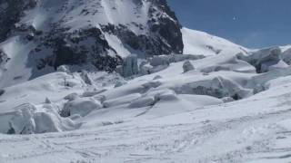 Skiing Vallée Blanche First time April2010 PT 2 [upl. by Sawyere843]