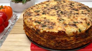 Ce n’est pas des lasagnes‼️mais c’est une recette à tomber😋🔝Pour un diner Facile et Rapide [upl. by Aynotahs]