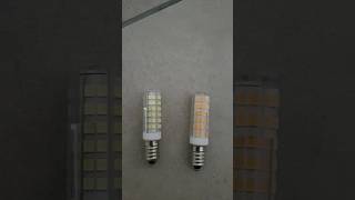 The color temperature of a 2700K vs 6500K LED bulb [upl. by Oakie]