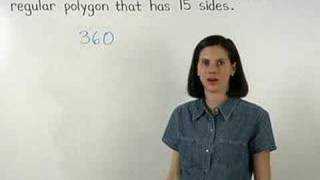 Exterior Angles of a Regular Polygon  MathHelpcom [upl. by Olag23]