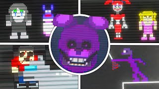 FNAF Into the Pit 🎮 All Secret Mini Games [upl. by Sliwa961]