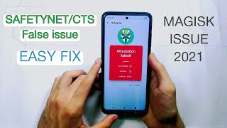 Magisk SafetyNet fix  Fix CTS false issue for Magisk users  Pass SafetyNet on Rooted Device [upl. by Yekciv553]