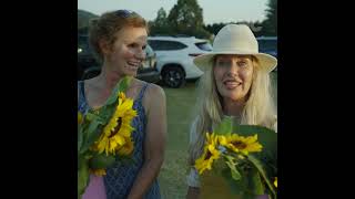 Sunflower fields at SmithPerry Berries farm  Ooltewah TN [upl. by Leterg]