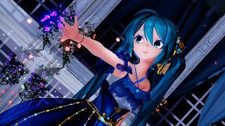 【MMD】『祝福』「Hatsune Mikusour式改変初音ミク夜蝶Night Butterfly Miku」唄ななあいすさん【4K 60fps h265】 [upl. by Atirrehs860]