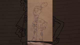 My Wild Thornberrys drawing Donnie Thornberry as an adult 😀 😃 🧑‍🦱 🧔🧍🦘🦓 🦛 🦍🥼👕👖🥾 🏕 [upl. by Hatfield729]