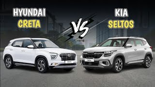 New Kia Seltos vs Hyundai Creta  which one to buy and why [upl. by Eatnom493]