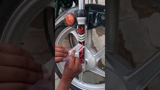 🔥Hero Splendor bikefront sakarhero stickerblack redviraltrending shortvideo 💯🌶️🔥 [upl. by Ahsiela285]