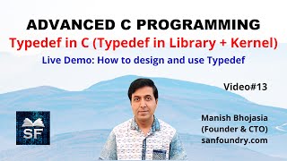 Typedef in C amp how to Design using Typedef  Sanfoundry [upl. by Baudoin]