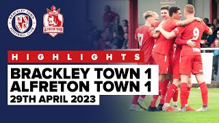 HIGHLIGHTS Brackley Town 1  1 Alfreton Town [upl. by Neliak610]