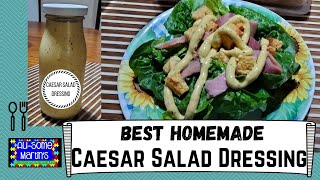 Best Homemade Caesar Salad Dressing  Caesar Salad Dressing Recipe  Easy DIY Caesar Salad dressing [upl. by Orelle]