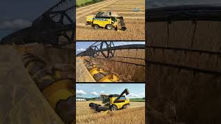 Purcell Farms cutting winter barley arimagery farming agriculture [upl. by Nahtanoy]