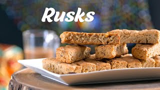 South African Rusk Recipe  Homemade Rusk Recipe  South African Recipes By Megha Joshi [upl. by Aileno112]