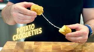 How To Make Air Fryer Potato Croquettes Authentic Neapolitan Style [upl. by Ailugram295]